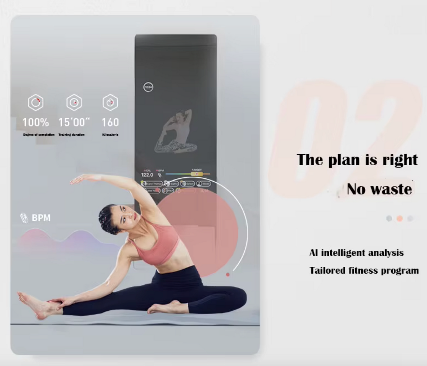iBoost Smart Award Winning Fitness Mirror
