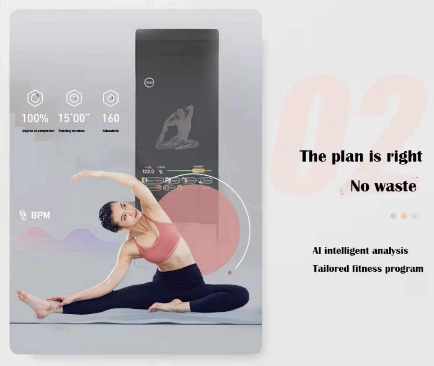 iBoost Smart Award Winning Fitness Mirror