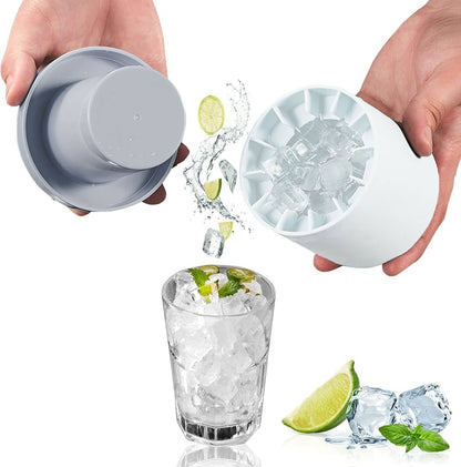 Silicone Ice Bucket Cup - Perfectly-Shaped Ice Cubes With Our Easy-Release Silicone Ice Cube Bucket Cup Mold