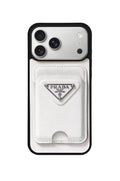 Luxury MagSafe White Wallet Case for iPhone 13–17
