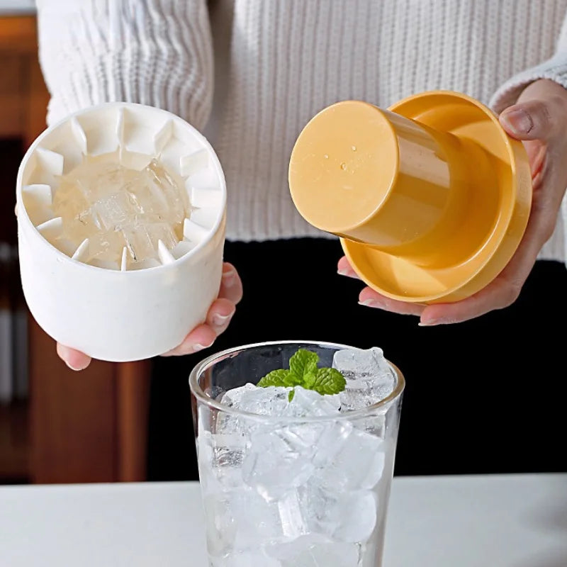 Silicone Ice Bucket Cup - Perfectly-Shaped Ice Cubes With Our Easy-Release Silicone Ice Cube Bucket Cup Mold