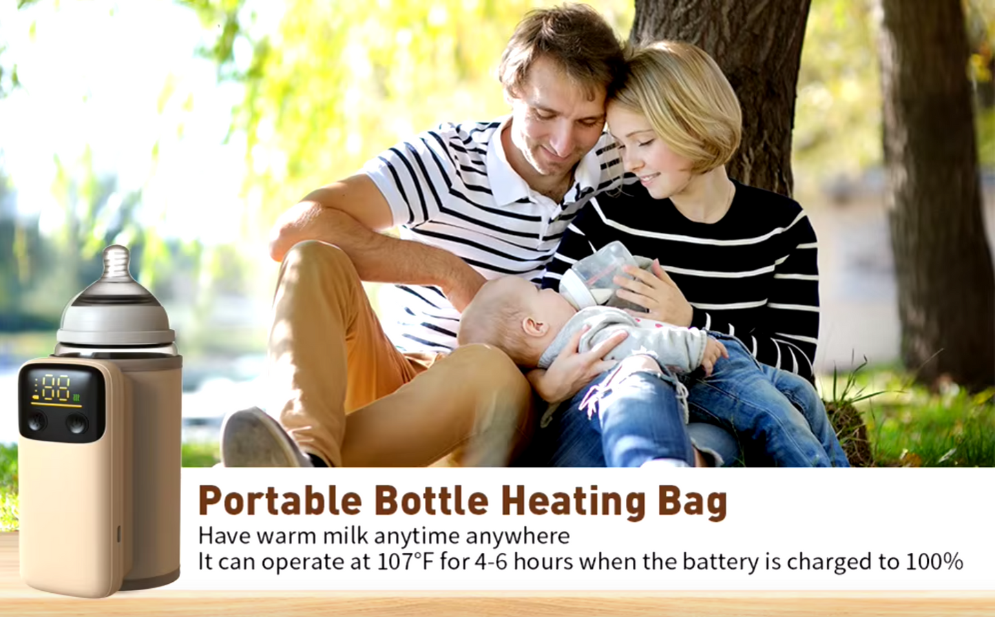 QuickWarm: Portable Bottle Warmer: Fast-Charging & Cordless</strong>