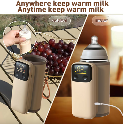 QuickWarm: Portable Bottle Warmer: Fast-Charging & Cordless</strong>