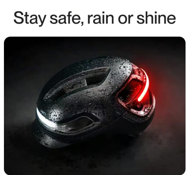 UNIT 1 AURA Smart Cycling Helmet Turn Signal Brake Light Mip Collision Detection Night Cycling Helmet