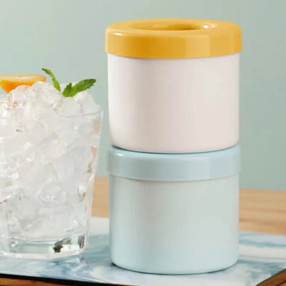 Silicone Ice Bucket Cup - Perfectly-Shaped Ice Cubes With Our Easy-Release Silicone Ice Cube Bucket Cup Mold