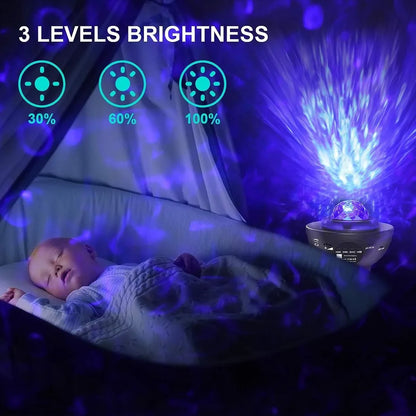 Calming, Romantic Galaxy StarBlast: Musical Night Light Projector