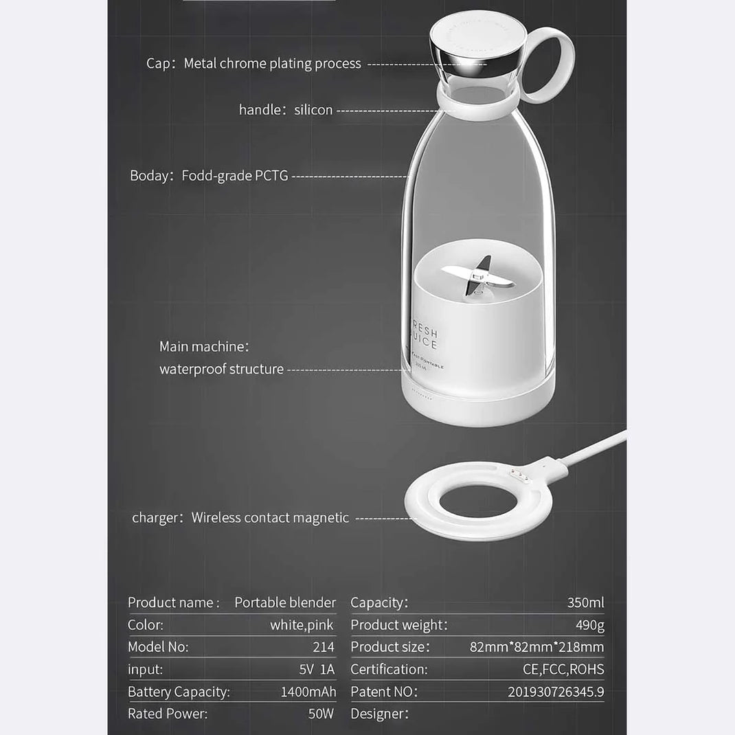 Portable Blender for Smoothies, Shakes, Juices, and Baby Food!